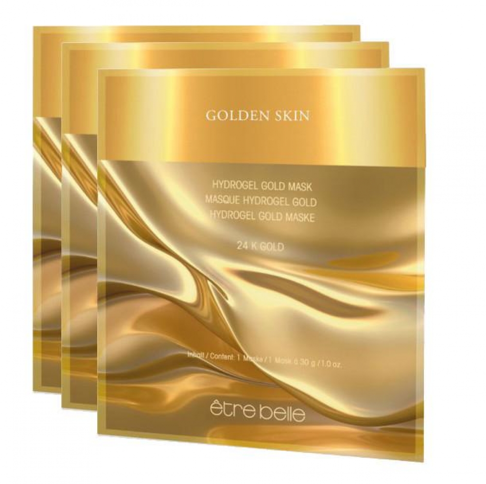 Être Belle Hydrogel gold mask hydrogélová maska so zlatom a