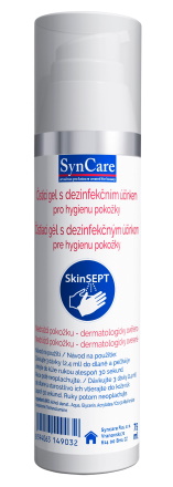 SynCare - SkinSEPT - Dezinfekčný čistiaci gél na ruky na báze zmesí alkoholu